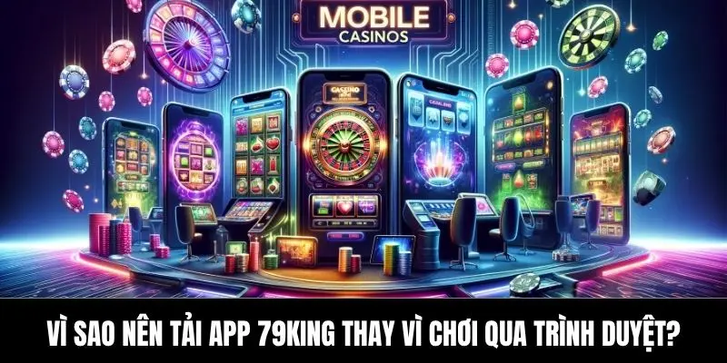 Vì sao nên tải app 79king thay vì chơi qua trình duyệt?